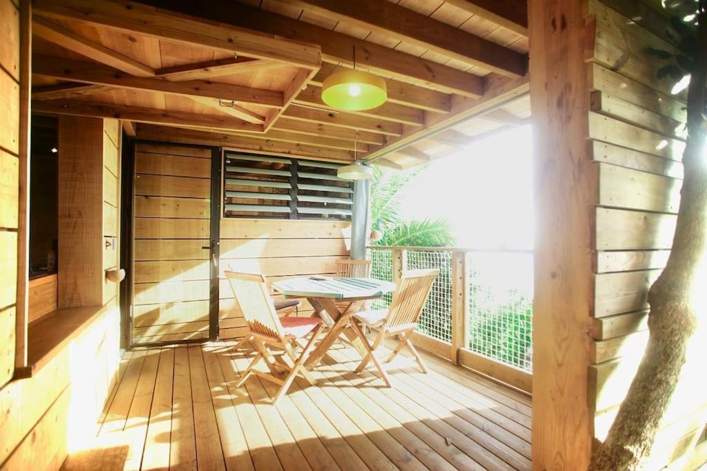 Bungalow Ecologique Avec Toilettes Seches Leu Kabanon Vue Mer サン・ル エクステリア 写真