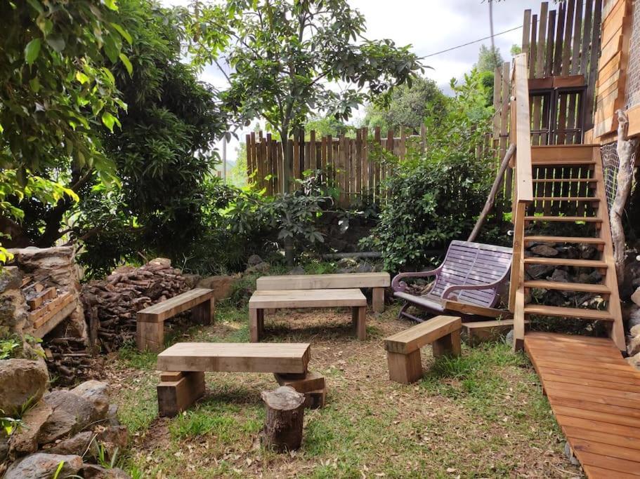 Bungalow Ecologique Avec Toilettes Seches Leu Kabanon Vue Mer サン・ル エクステリア 写真