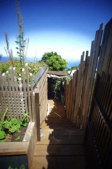 Bungalow Ecologique Avec Toilettes Seches Leu Kabanon Vue Mer サン・ル エクステリア 写真